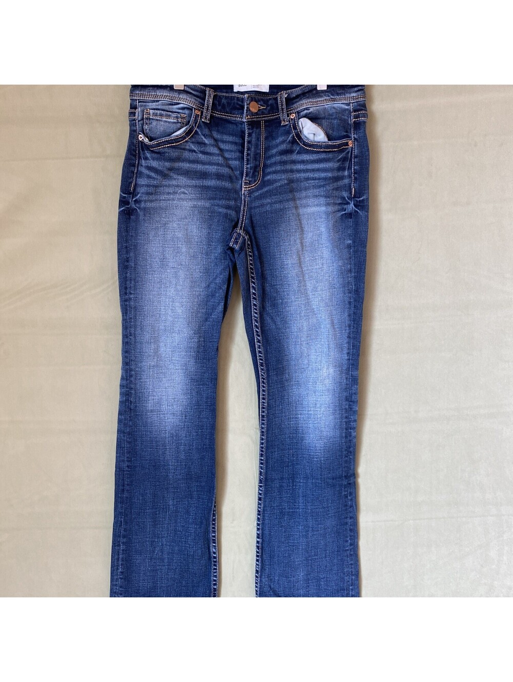 BKE Payton Bootcut Jeans 29x31.5 Distressed Mid Rise Denim Universal Fit